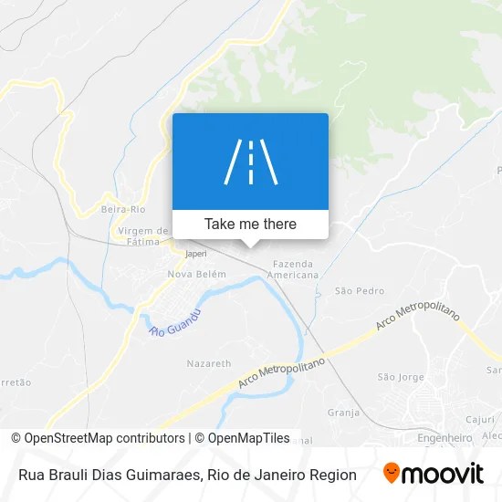Rua Brauli Dias Guimaraes map