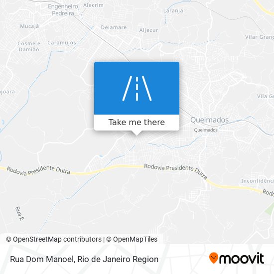 Mapa Rua Dom Manoel