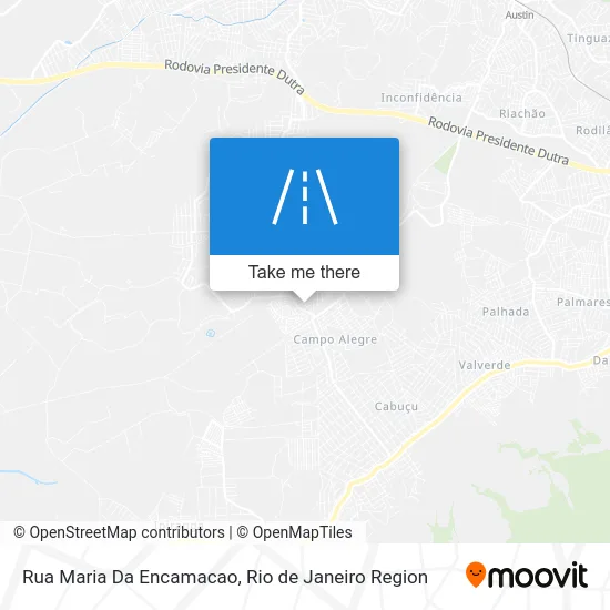 Rua Maria Da Encamacao map