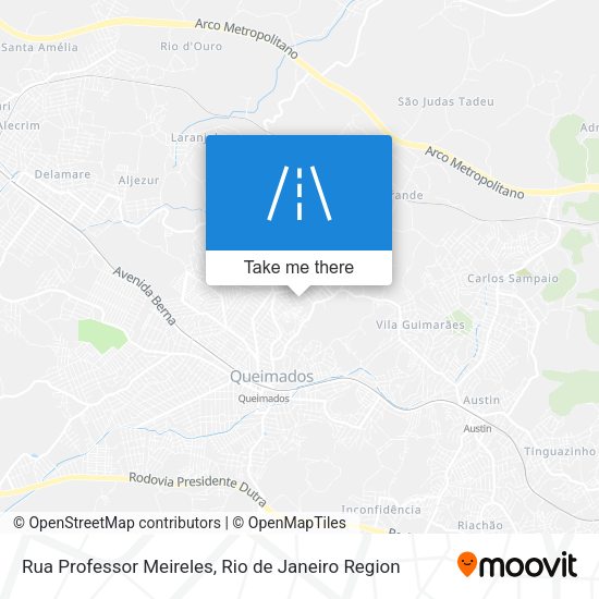 Rua Professor Meireles map