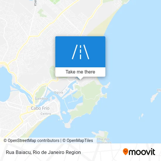 Rua Baiacu map