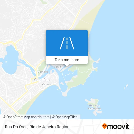 Rua Da Orca map
