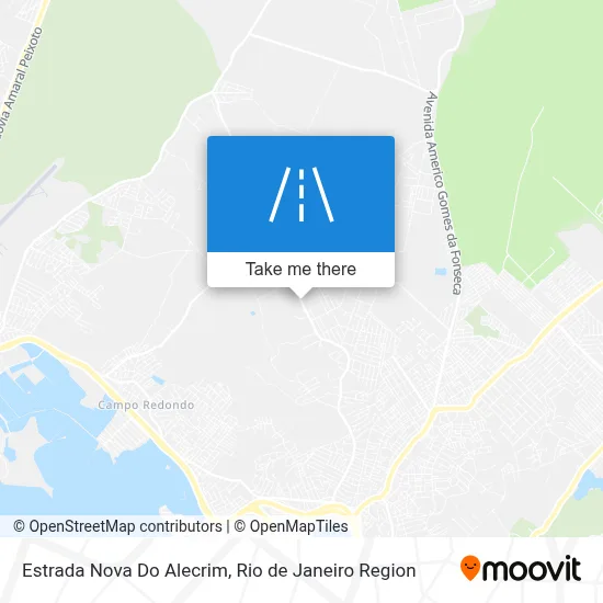 Estrada Nova Do Alecrim map