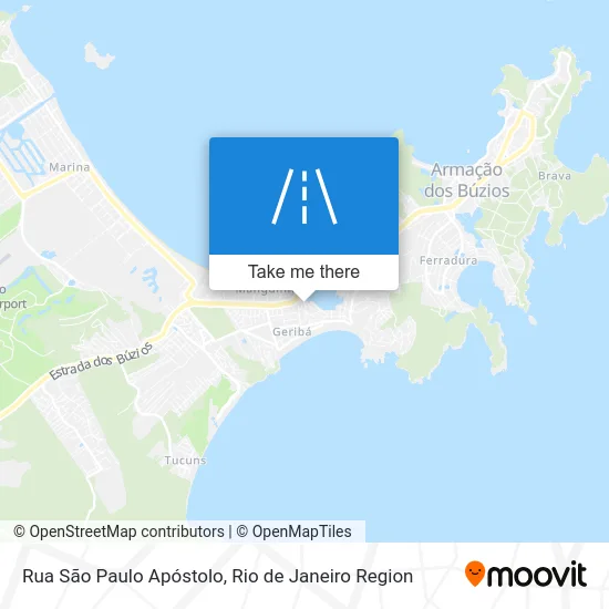 Rua São Paulo Apóstolo map