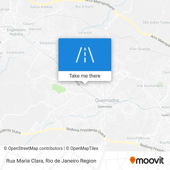 Rua Maria Clara map