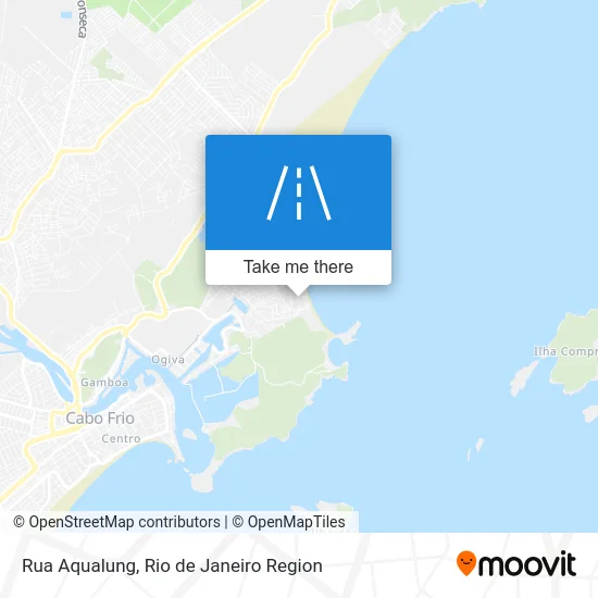 Rua Aqualung map