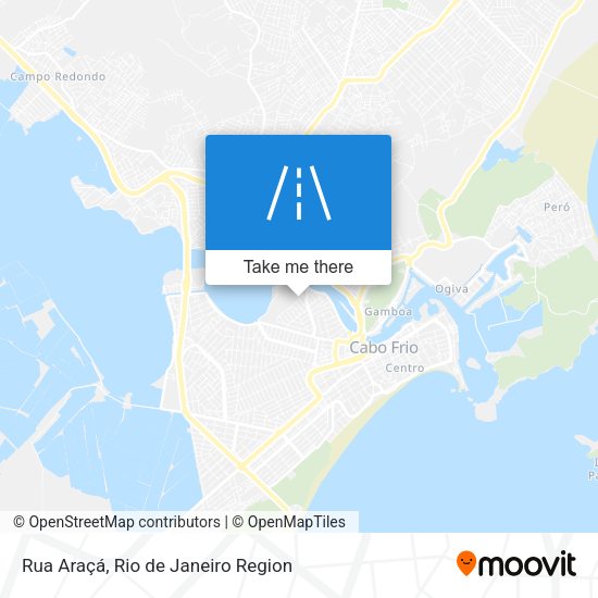 Rua Araçá map
