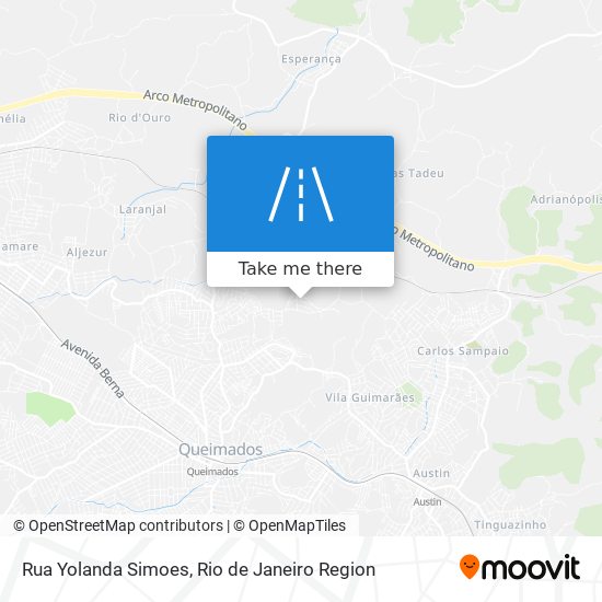 Rua Yolanda Simoes map