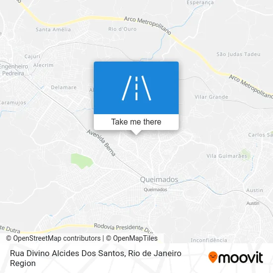 Rua Divino Alcides Dos Santos map