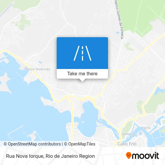 Rua Nova Iorque map