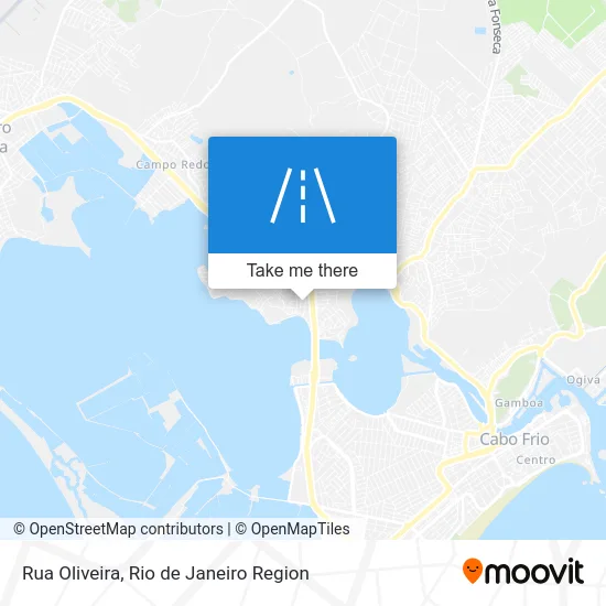 Rua Oliveira map