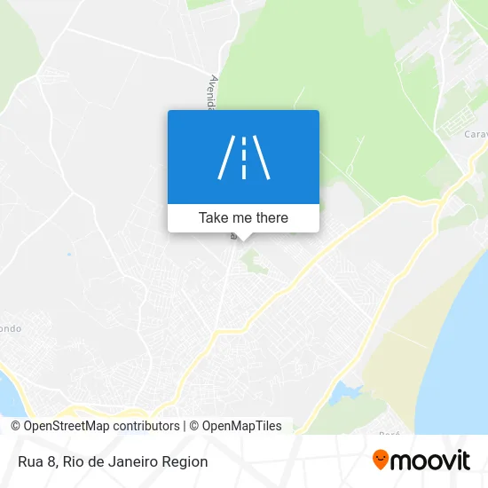 Rua 8 map