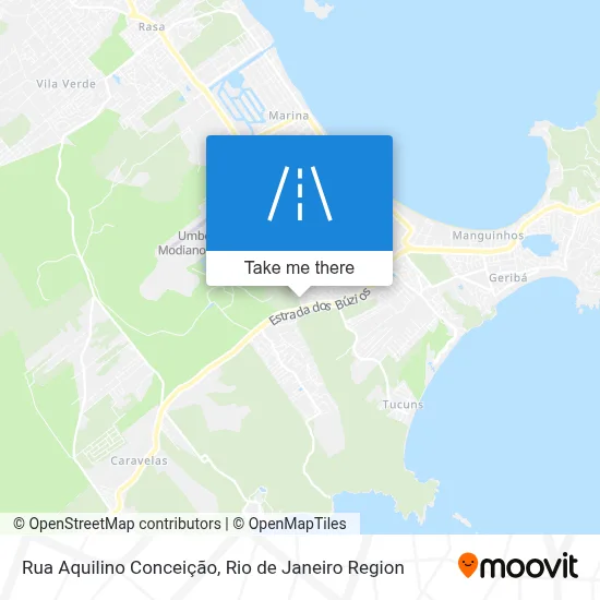 Rua Aquilino Conceição map