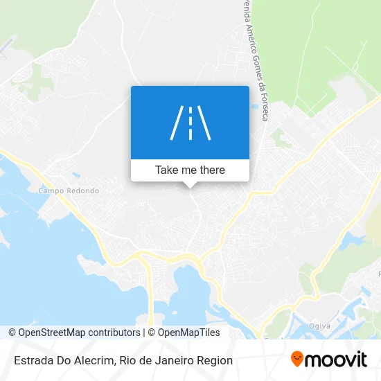 Estrada Do Alecrim map