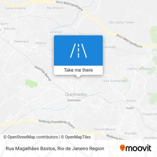 Rua Magalhães Bastos map
