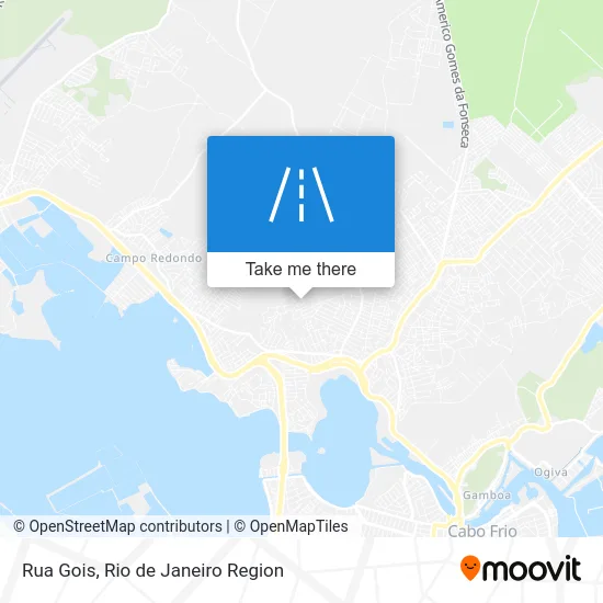Rua Gois map