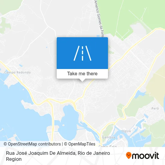 Rua José Joaquim De Almeida map