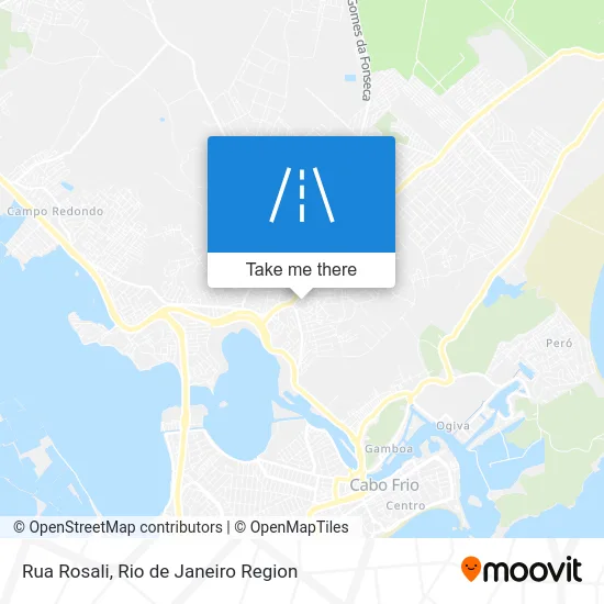 Rua Rosali map