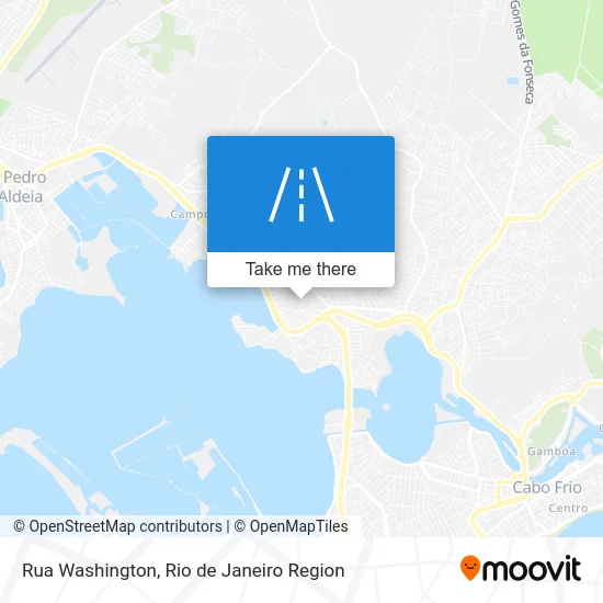 Rua Washington map