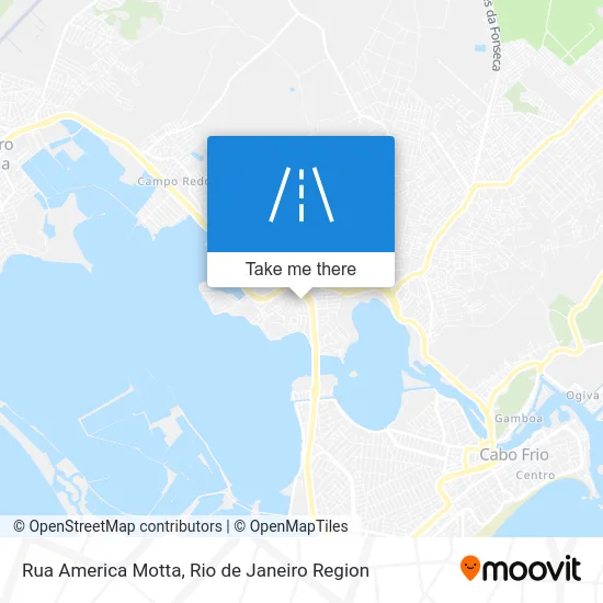 Rua America Motta map