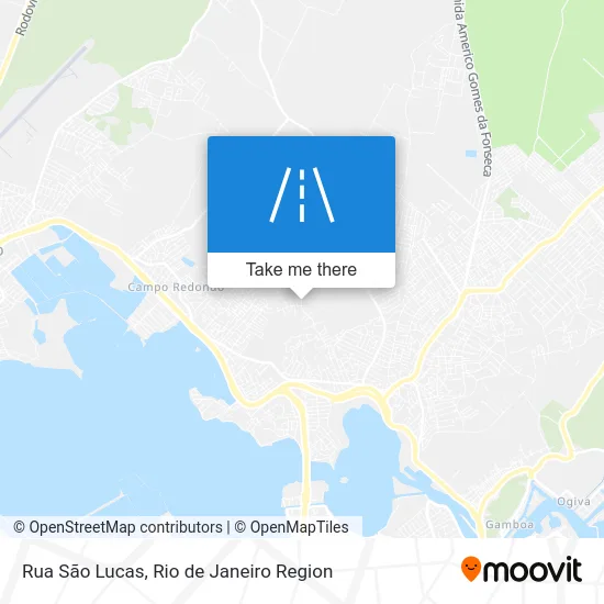 Rua São Lucas map