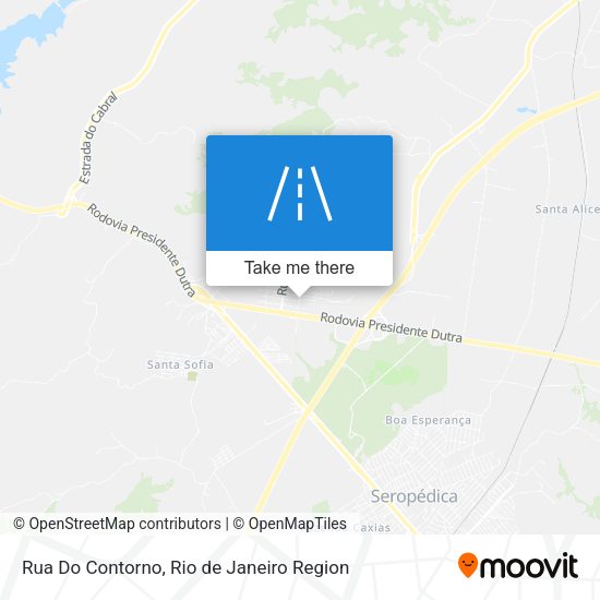 Rua Do Contorno map