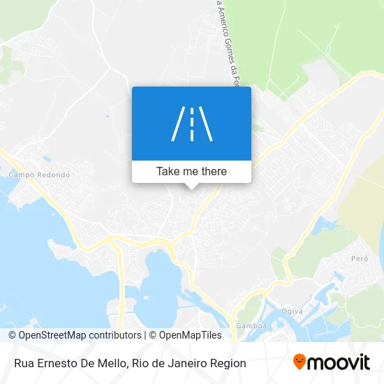 Rua Ernesto De Mello map