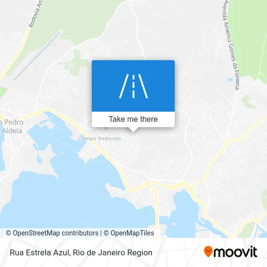 Rua Estrela Azul map