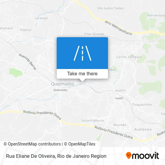 Rua Eliane De Oliveira map