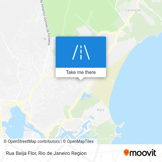 Rua Beija Flor map