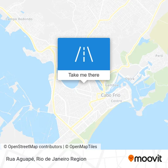 Rua Aguapé map