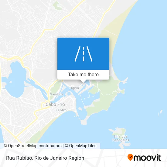 Rua Rubiao map