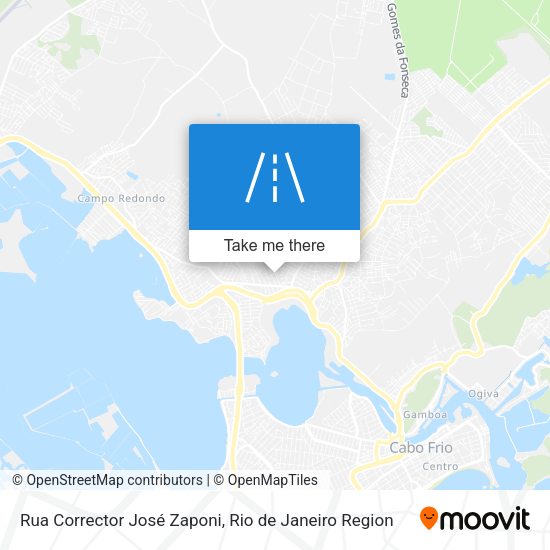 Rua Corrector José Zaponi map
