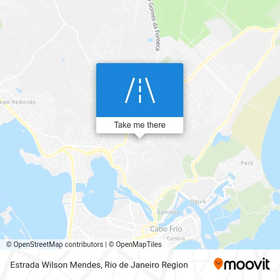 Estrada Wilson Mendes map