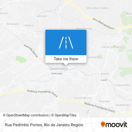 Rua Pedrinho Portes map