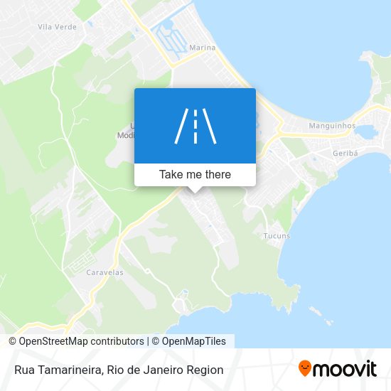 Rua Tamarineira map