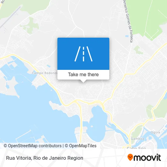 Rua Vitoria map