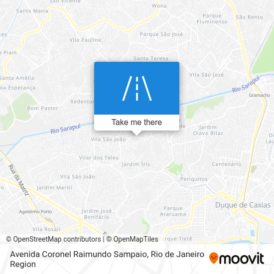 Avenida Coronel Raimundo Sampaio map