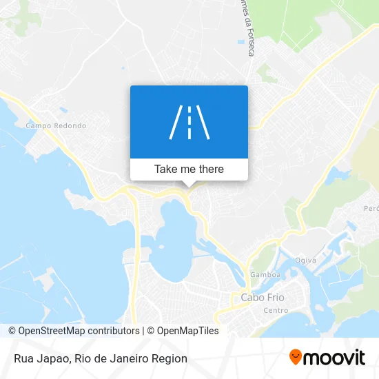 Rua Japao map