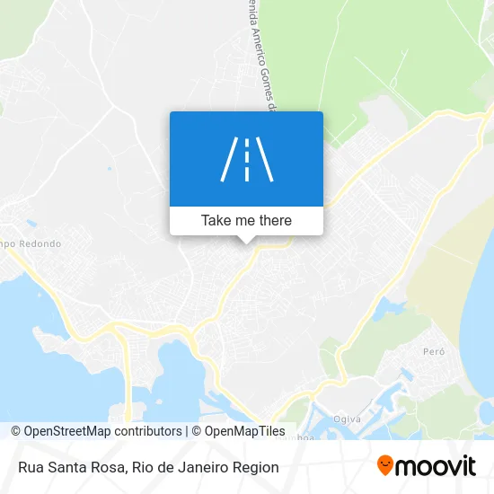 Rua Santa Rosa map