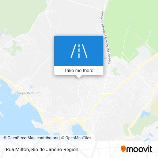 Rua Milton map