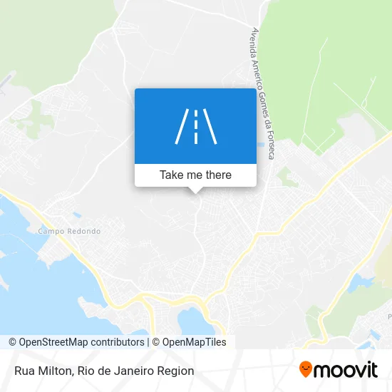 Rua Milton map