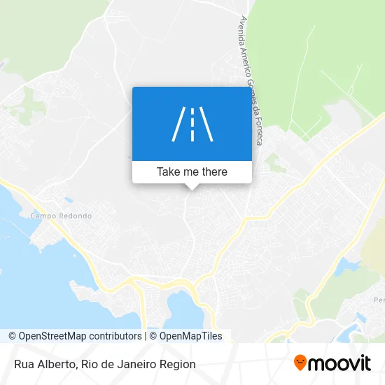 Rua Alberto map