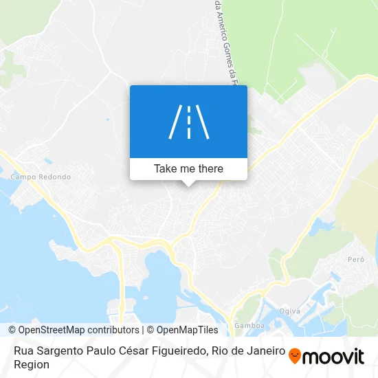 Rua Sargento Paulo César Figueiredo map