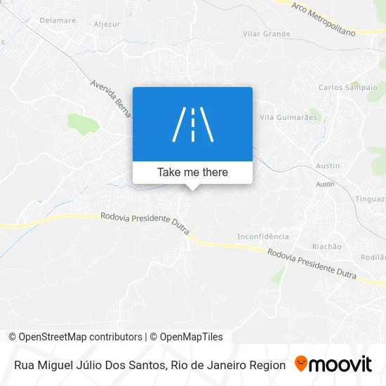 Rua Miguel Júlio Dos Santos map