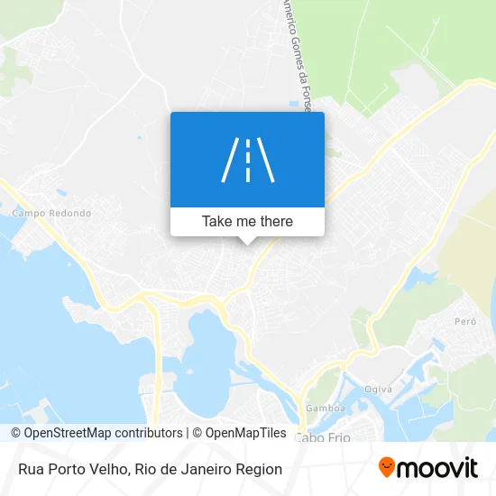 Rua Porto Velho map