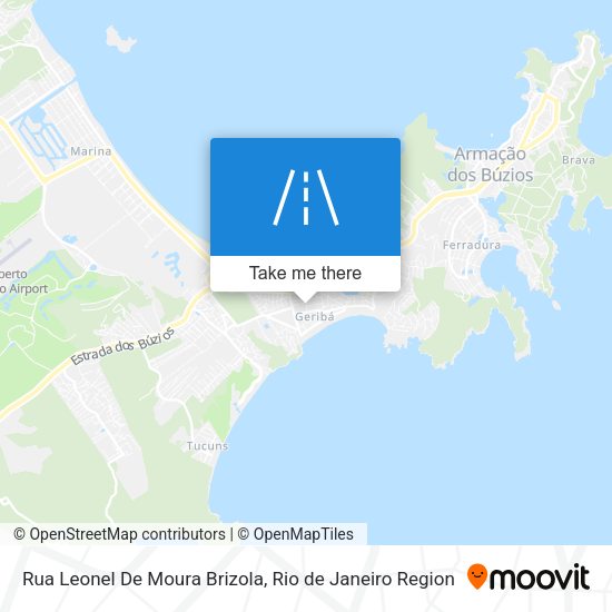 Rua Leonel De Moura Brizola map