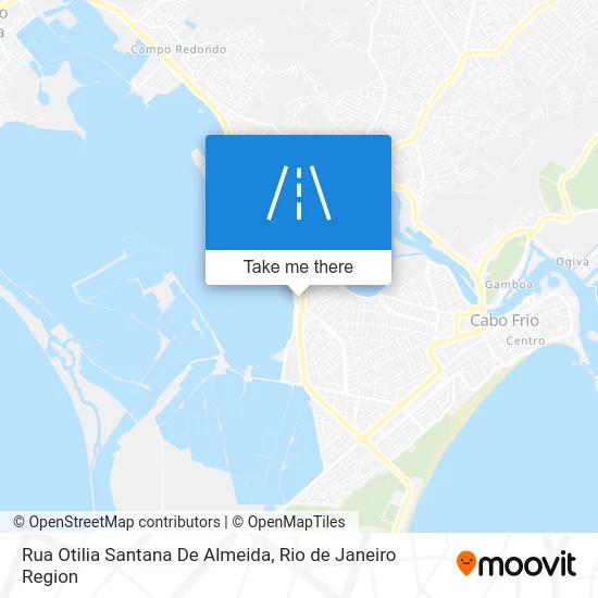 Rua Otilia Santana De Almeida map