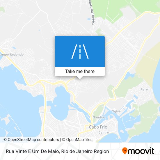 Rua Vinte E Um De Maio map