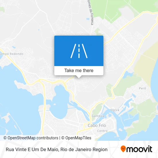 Rua Vinte E Um De Maio map